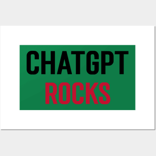 ChatGPT Rocks Posters and Art